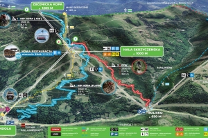 trasy rowerowe, szlaki piesze i ścieżki leśne w najbliższym otoczeniu SASANKI
